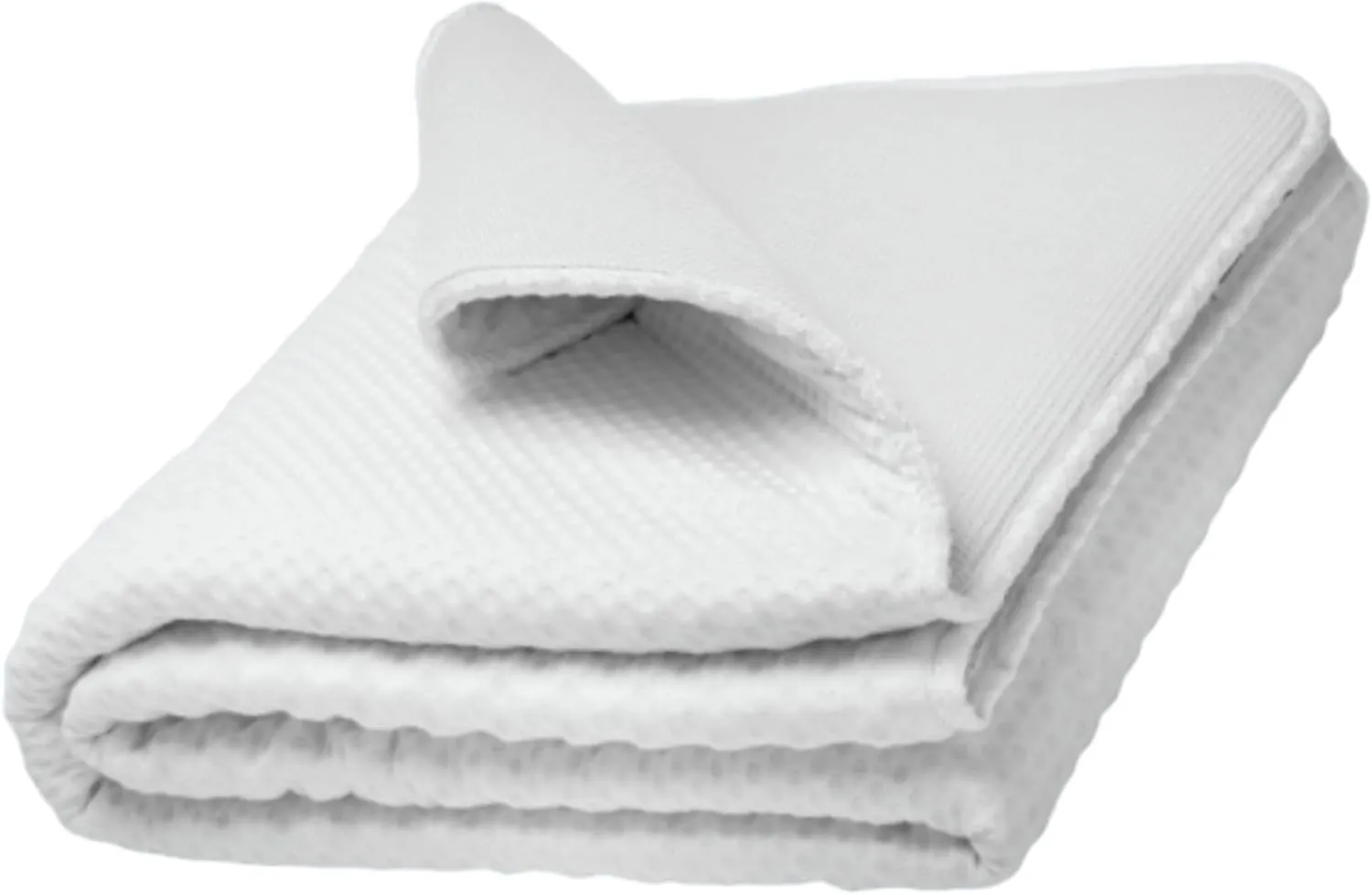 Bed Padding for Nikken Kenko Naturest Fit Queen Mattress Topper - Queen Size Bedding Sleeping Pad with 800 Gauss Magnet - Cover Bed Using 12 inch Elasticized Skirt to Keep Mattress Topper from Sliding