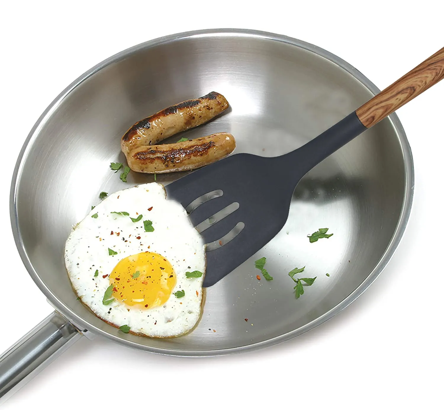 Bene Casa 14" Black Soft Grip Spatula