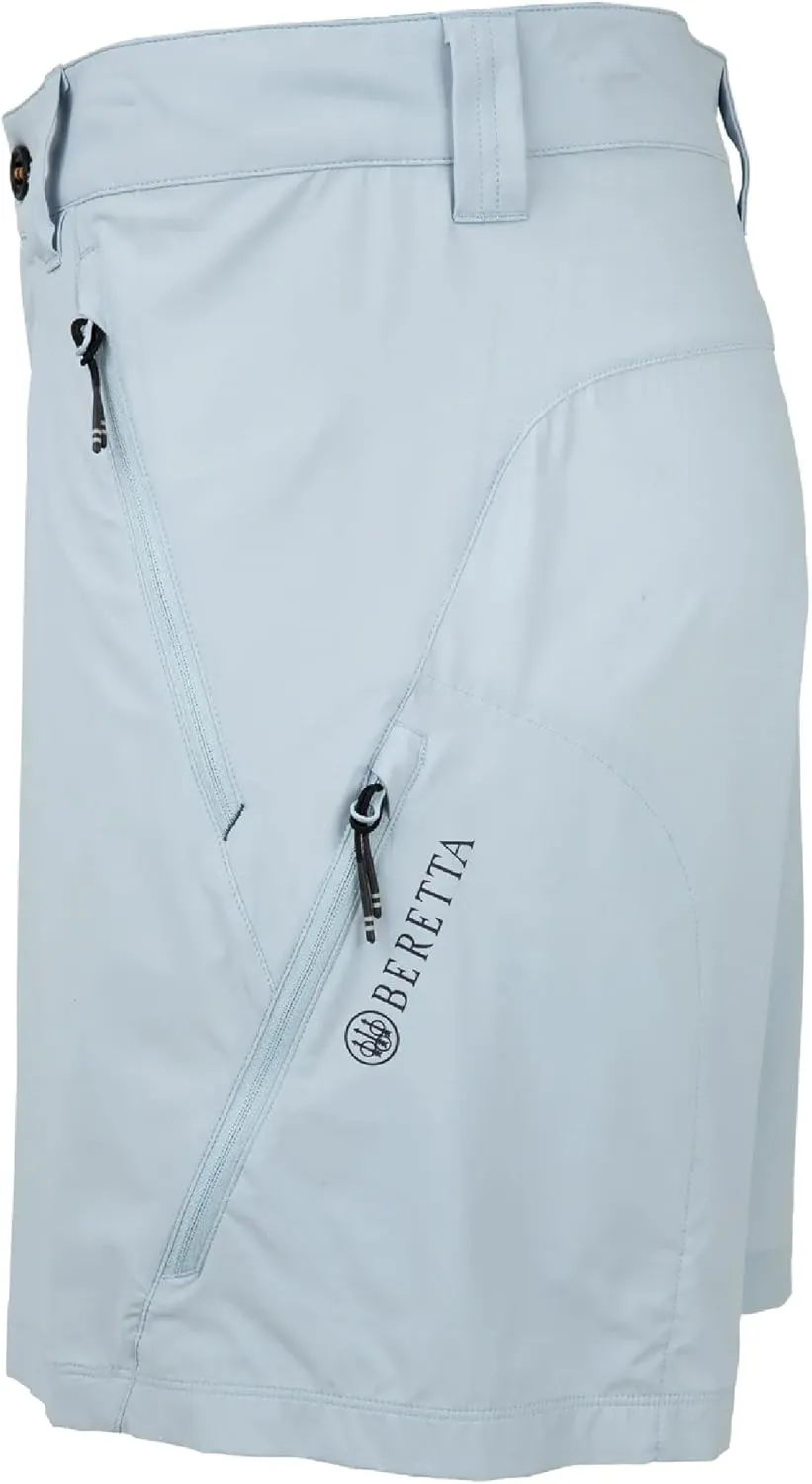Beretta Men's Stretch Lightweight Quick Dry Casual Hiking Addax Flex Shorts with Pockets