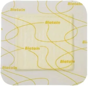 Biatain Silicone Lite Foam Dressing 5" x 5", Pad Size 2.87" x 2.87" (Box of 10 Each)
