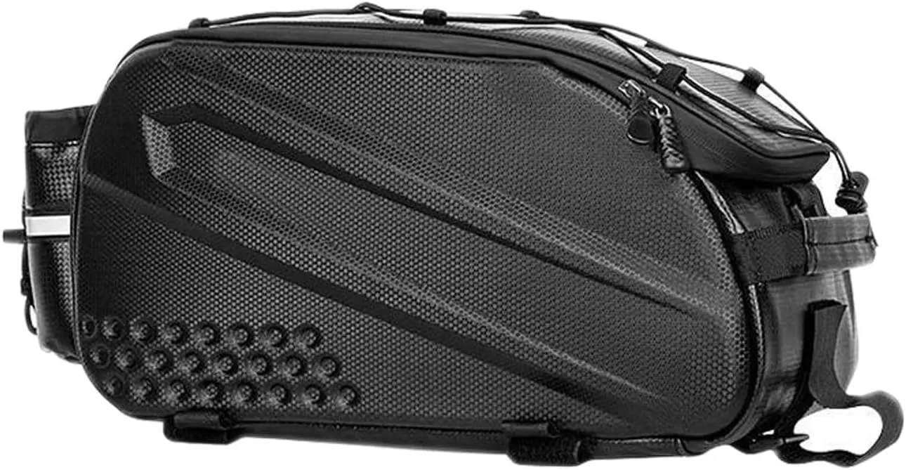 Bike Rack Bags - Hard Shell Bicycle Rear Rack Bag Large Pannier for Bicycle Rear Rack Bags Bike Rear Seat Bag Bike Trunk Bag Bike Saddle Bag for Rear Rack Bike