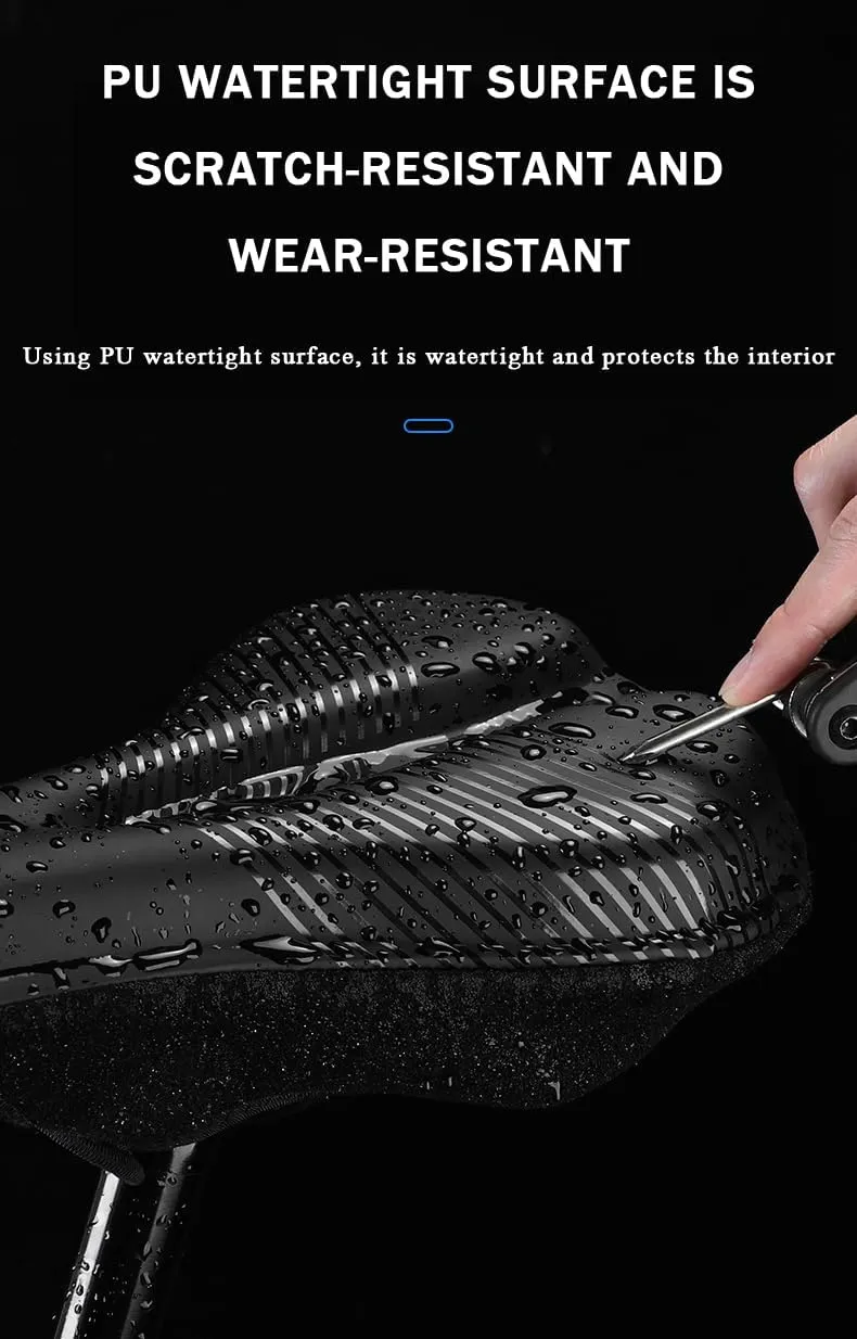 Bike Seat Cushion for Specialized Diverge Sport Dolce Dolce Elite EQ Dolce Evo Enduro, Memory Foam & Gel Padded Cover Bicycle Seat for Men Women Shock-Absorbing Comfort Bike Seat Pad,D