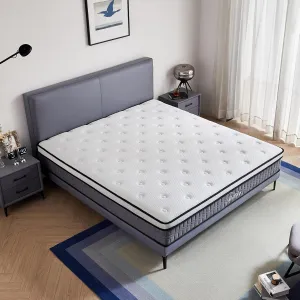 Bitsky Full Size Mattress, 12 inches Gel Memory Foam Hybrid Mattress in a Box, Pocket Springs, Medium Firm, Pressure Relief & Motion Isolation, 365 Nights Trial, CertiPUR US Certified