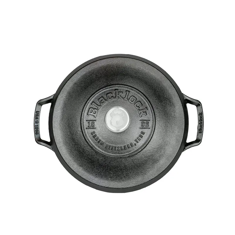 Blacklock 5.5 Quart Triple Seasoned Cast Iron Dutch Oven