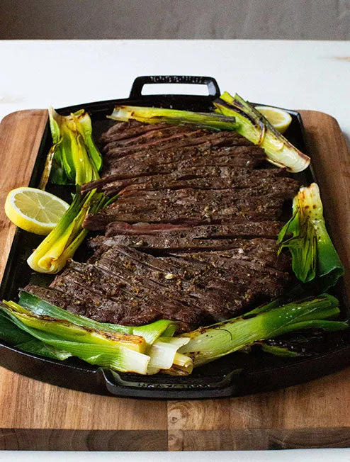 Blacklock Triple Seasoned Cast Iron Double Burner Griddle