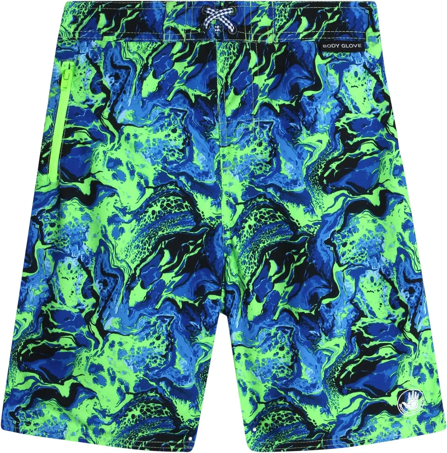 Body Glove Boys' Board Shorts – 2 Pack UPF 50  Quick Dry Bathing Suit Swim Trunk (Size: 8-18)
