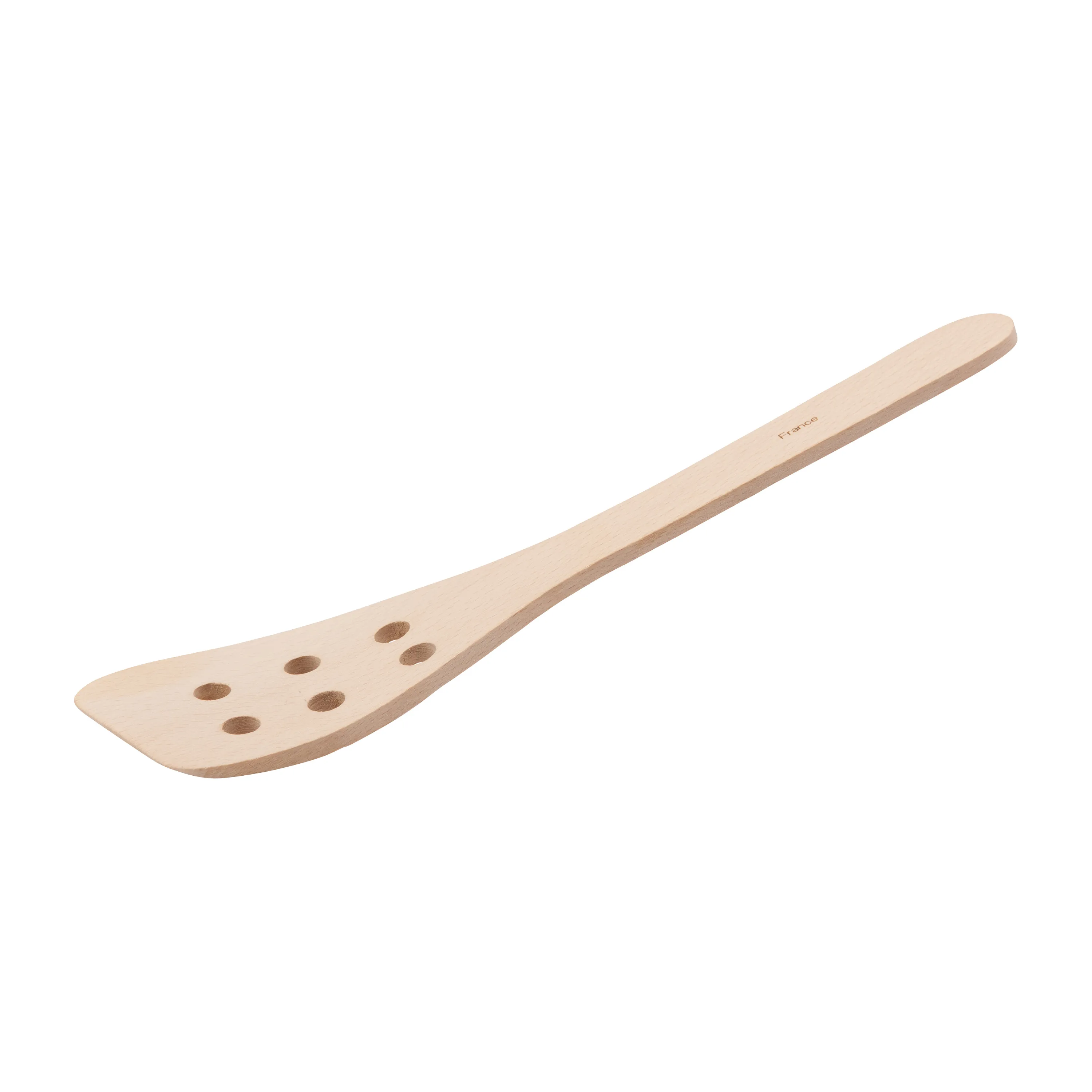 Browne Deluxe Wooden Perforated Spatula, 12"