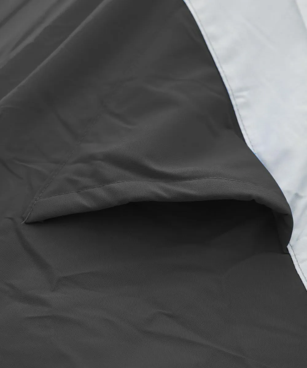 Budge Deluxe Jet Ski Cover Fits Jet Skis 121" to 135" Long x 36.75" Wide, Black/Gray (BA231212015)