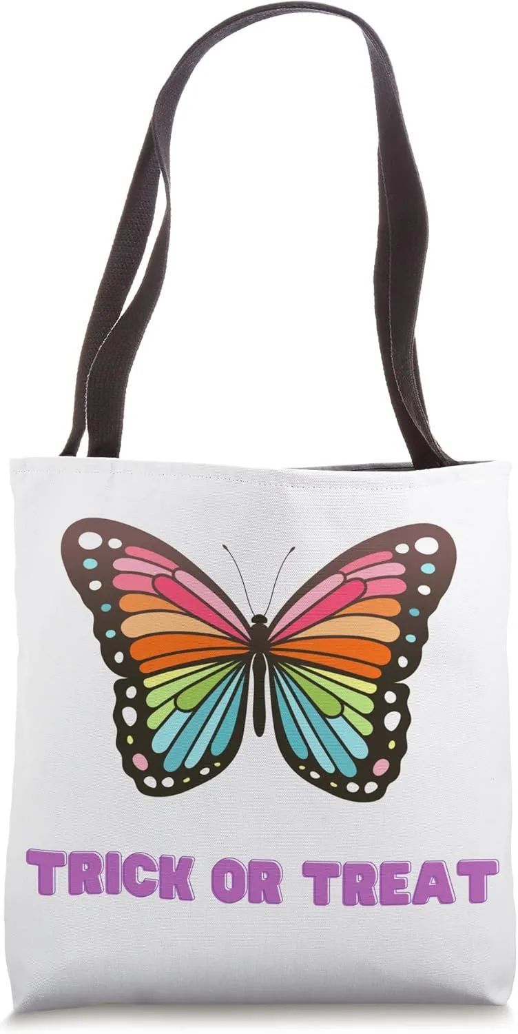 Butterfly Trick or Treat Bag Tote Bag