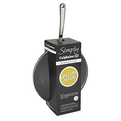 Calphalon with Massive discount Highly recommended Fry Pan Omelette Simply 12-Inch Lid Nonstick