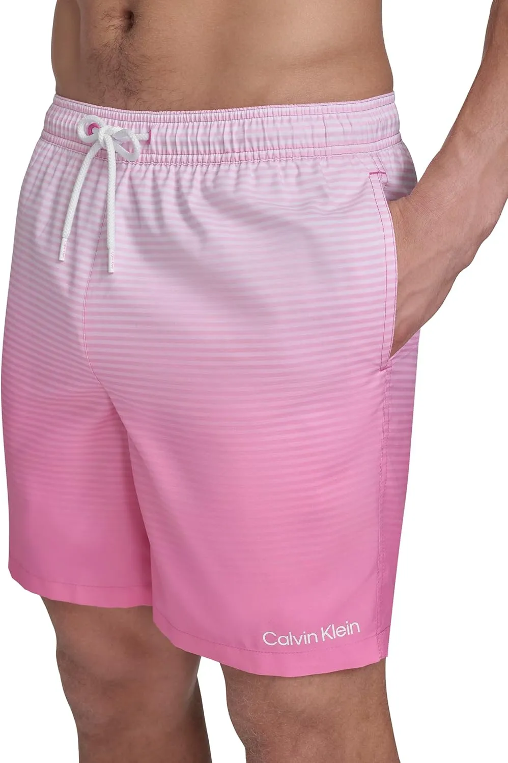 Calvin Klein Men's Volley Quick Dry Lightweight Swim Trunk