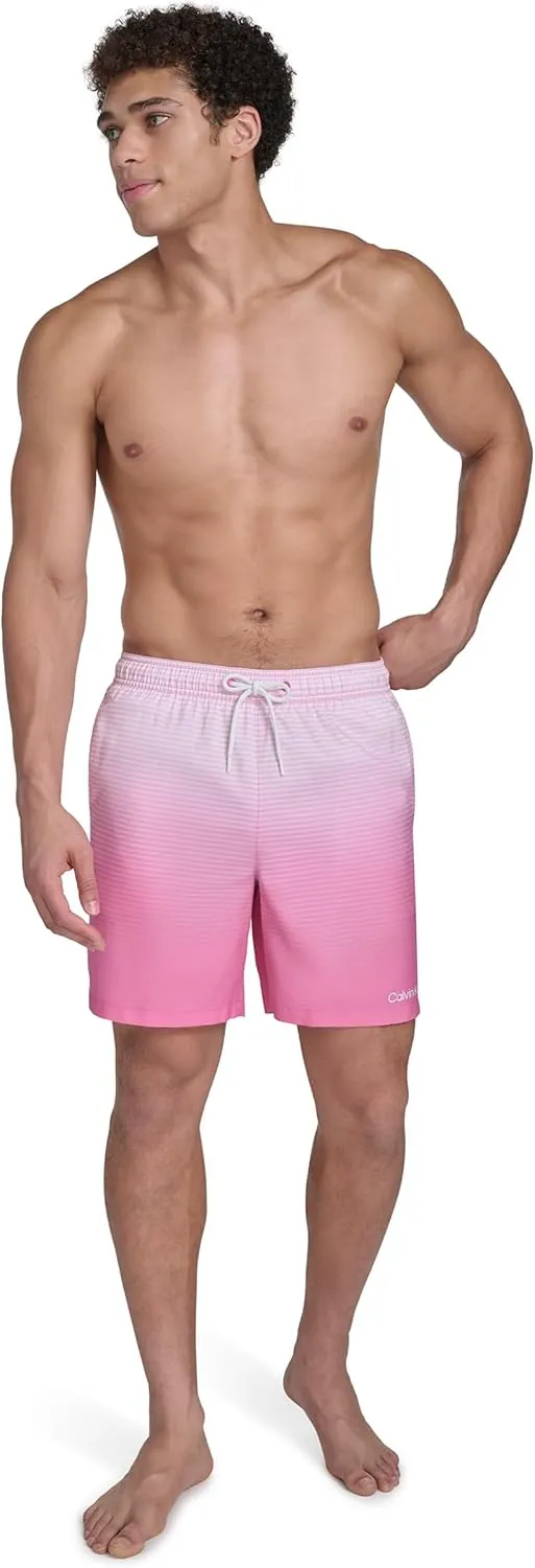 Calvin Klein Men's Volley Quick Dry Lightweight Swim Trunk