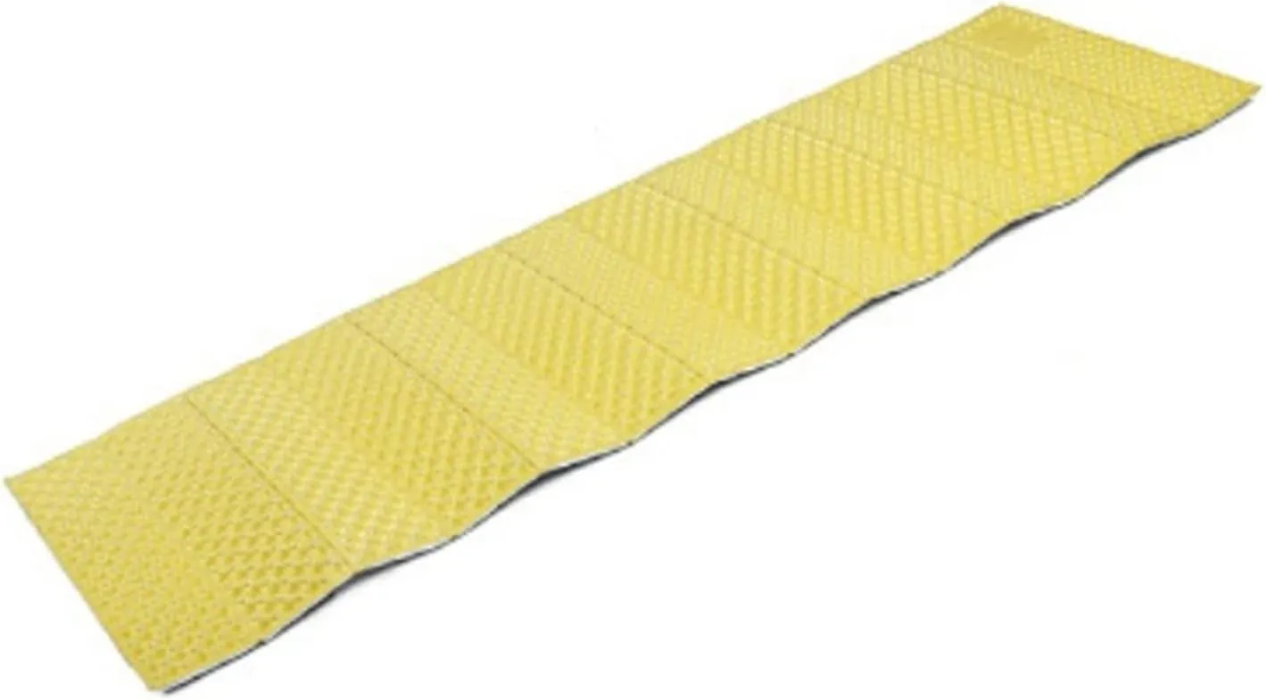 Camping Sleeping Mat Pad Portable Picnic Foam Bed Mattress Travel Trekking Equipment Blanket Watertight Moistureproof (Color : Yellow, Size : A)