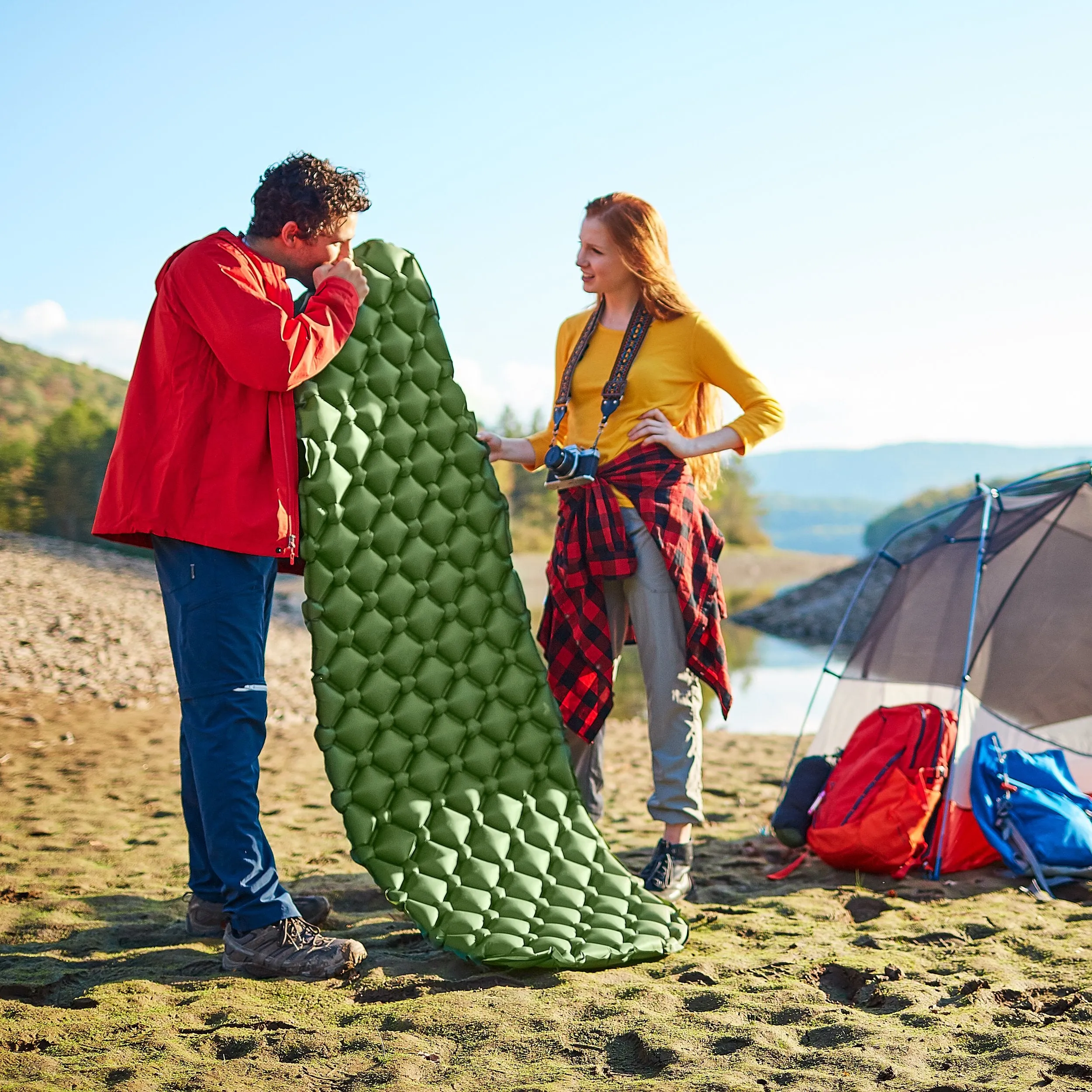 Camping Sleeping Pad - Inflatable (Large)