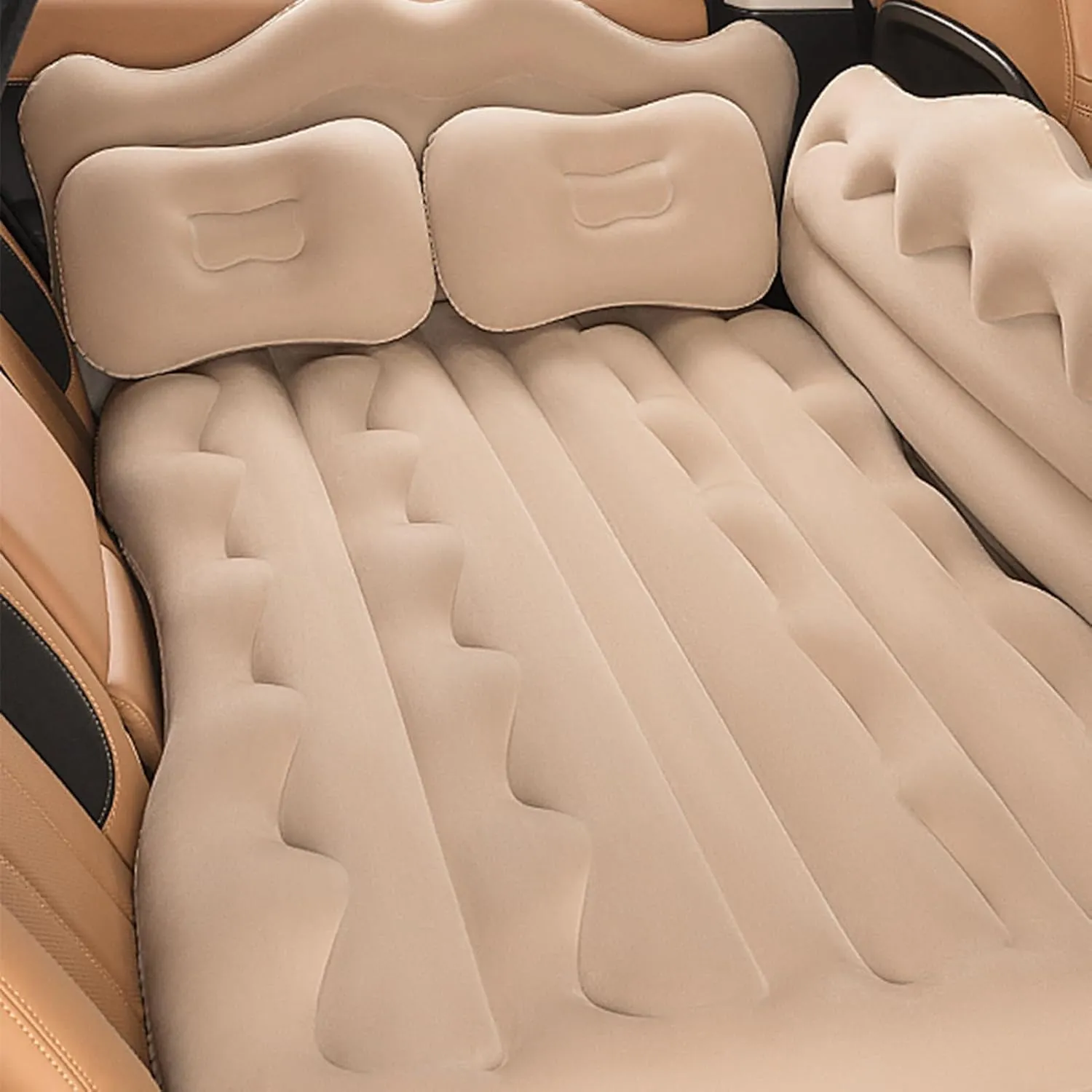 Car Air Mattress for HAVAL H8 2012 2012 2013 2014 2015 2016 2017 2018 Thickened Durable Car Camping Air Mattress Bed with Air Pump Inflatable Sleeping Mat,B