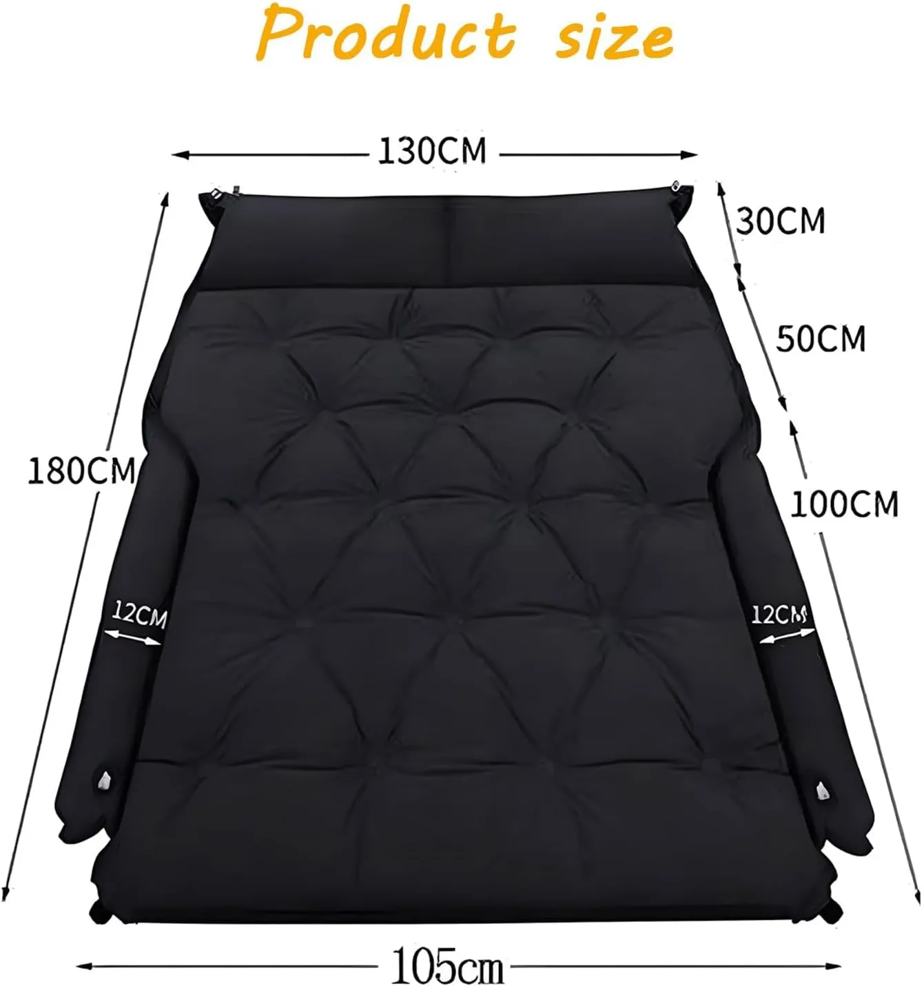 Car Air Mattress for Jeep Compass 2017 2018 2019 2020 2021 2022 2023 2024, Folding Double Travel Trunk Sleeping Beds Multi Functional Portable Camping Equipment,A