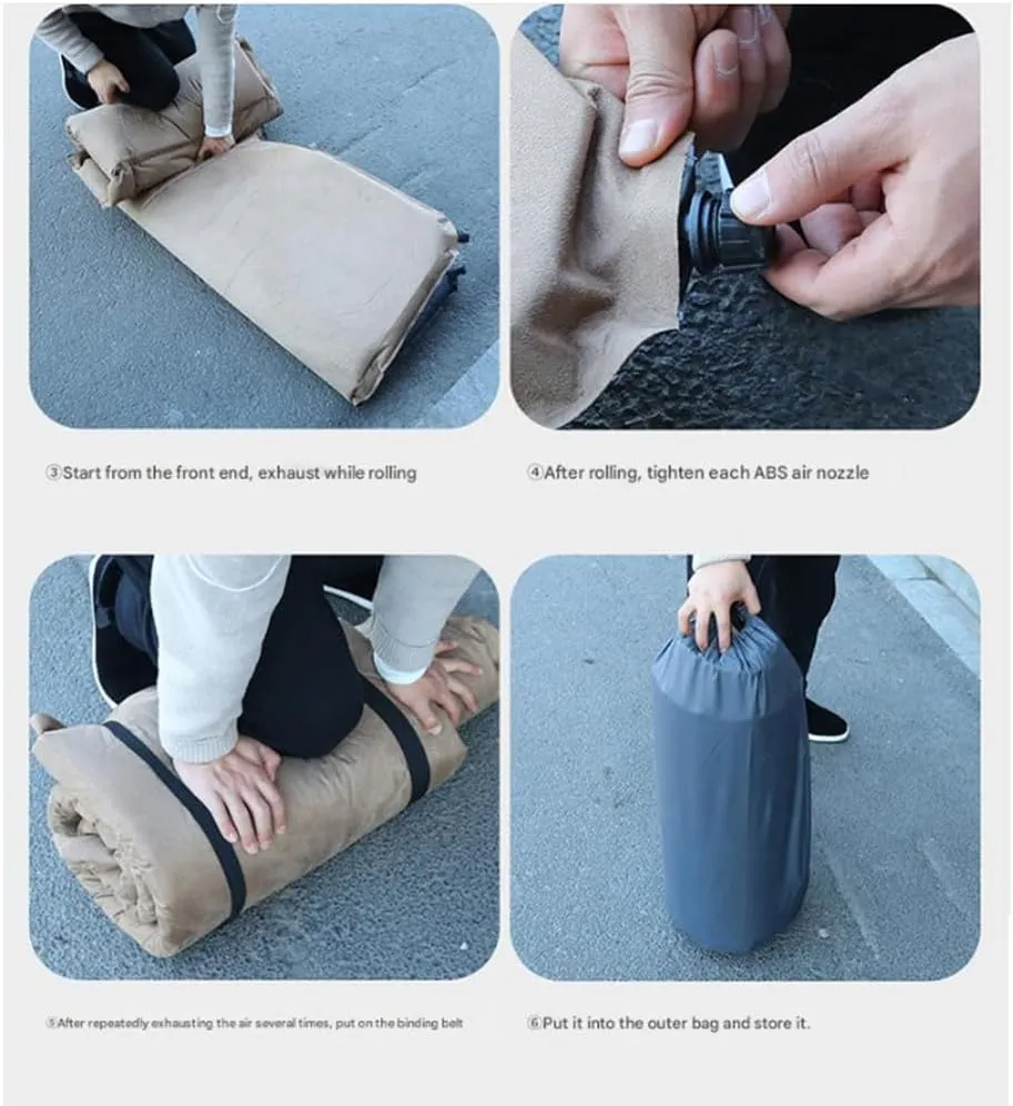 Car Air Mattresses for F150/RAM 1500/Toyota/Silverado/GMC/Tundra,Thickened Car Camping Bed Sleeping Pad Blow Up Bed Portable Car Mattress for Travle and Camping,Q