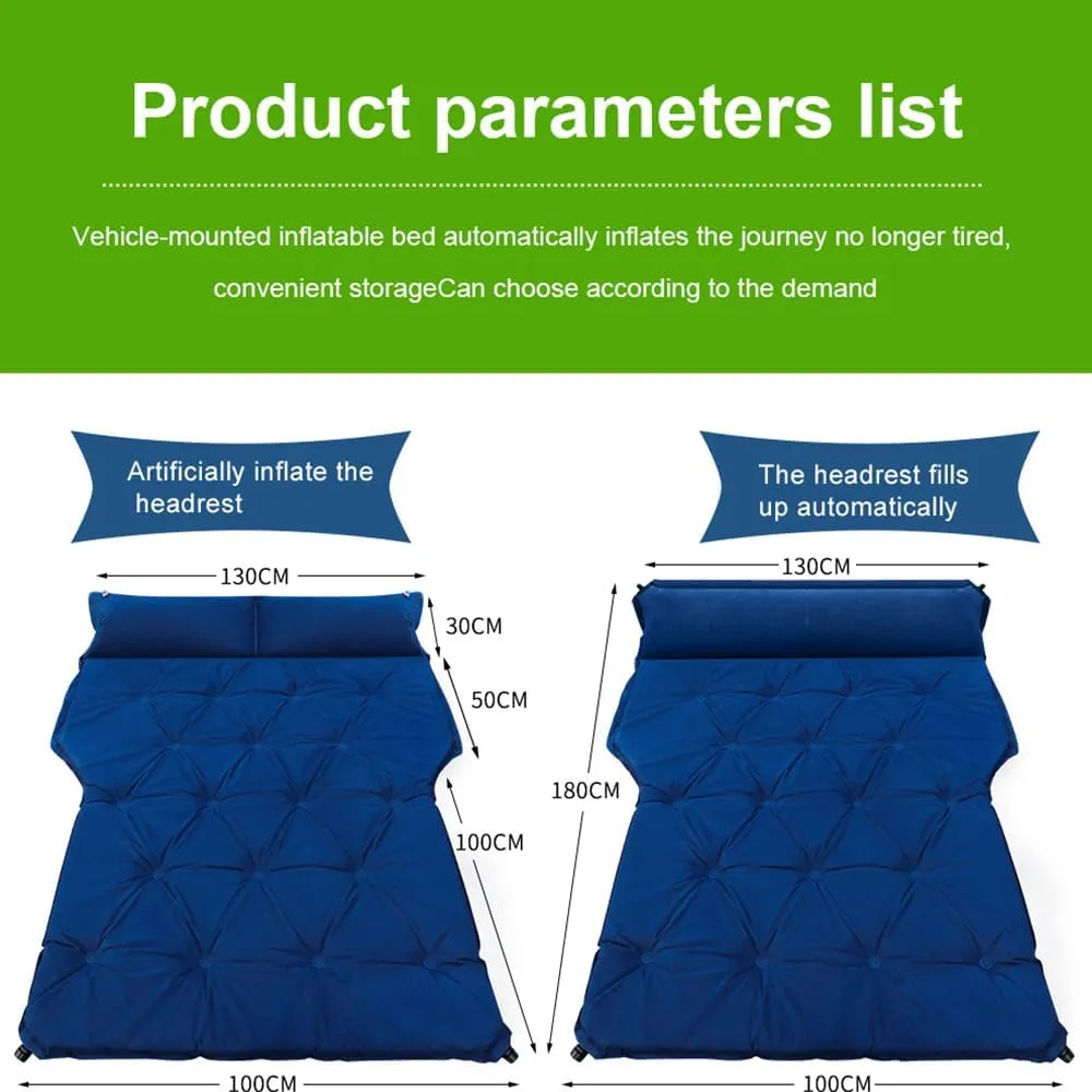 Car Air Mattresses for Mitsubishi ASX Eclipse Cross Outlander Pajero, Portable Bed Cushion Bedding Camping Hiking Inflatable Pillow Multifunctional Accessories Outdoor,B