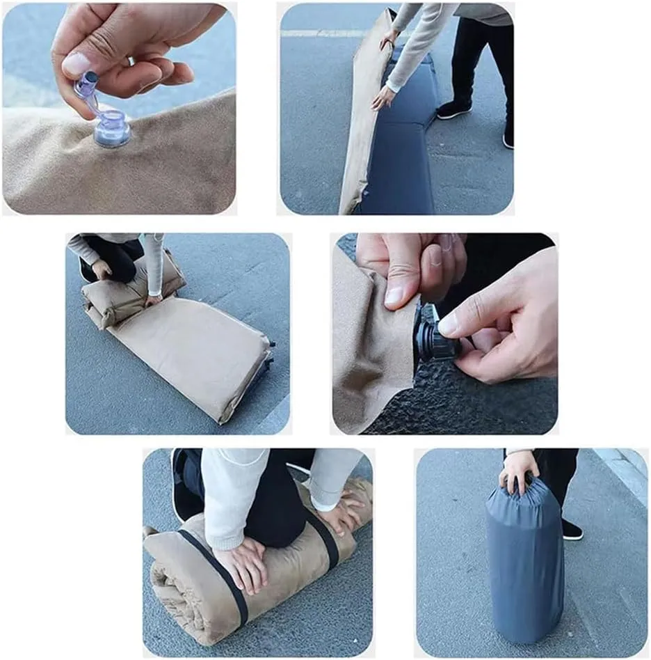 Car Air Mattresses for Toyota RAV4 Ⅳ CA40 2013 2014 2015 2016 2017 2018, Portable Bed Cushion Bedding Camping Hiking Inflatable Pillow Multifunctional Accessories Outdoor,E