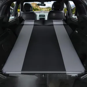 Car Automatic Inflatable Bed for Cadillac Escalade (6Seats) 2015 2016 2017 2018 2019, Portable Movable Thickened Trunk Sleeping Bed Outdoor Camping Hiking Air Mattress,Grey