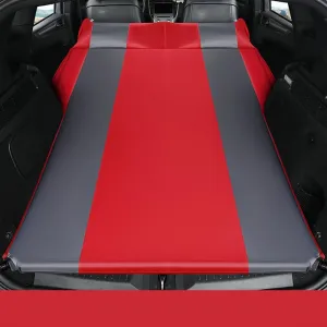 Car Automatic Inflatable Bed for Land Rover Range Rove 5seats Long wheelbase 2013 2014 2015 2016 2017, Portable Movable Thickened Trunk Sleeping Bed Outdoor Camping Hiking Air Mattress,Red