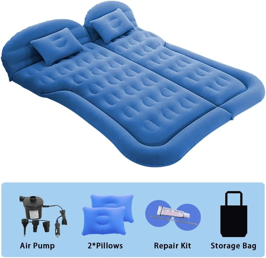 Car Inflatable Air Mattress for Cadillac Escalade III 2007 2008 2009 2010 2011 2012 2013 2014 Portable Boot Air Mattress Cushion Outdoor Travel Camping Sleeping Gear Accessories,Grey