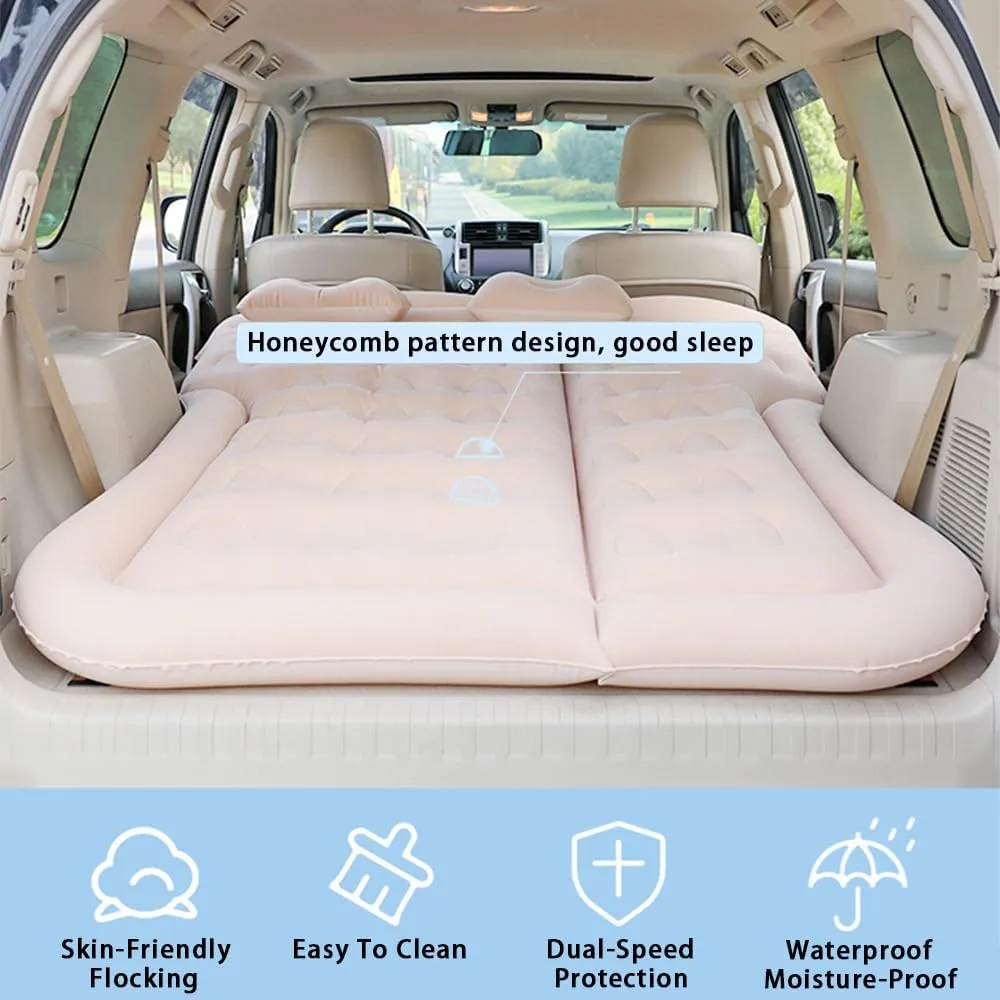 Car Inflatable Air Mattress for Cadillac Escalade III 2007 2008 2009 2010 2011 2012 2013 2014 Portable Boot Air Mattress Cushion Outdoor Travel Camping Sleeping Gear Accessories,Grey
