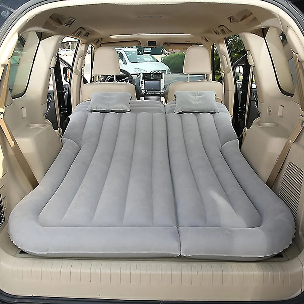 Car Inflatable Mattress for BMW 340i GT xDrive 2019 Rear Trunk Air Cushion Camping Travel Folding Self Inflating Sleeping Pad Back Seat Air Mattresses,Grey1