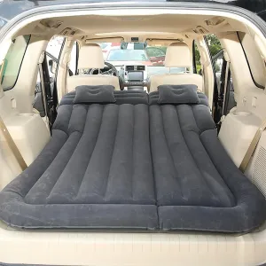 Car Inflatable Mattress for Subaru WRX 2022 2023 2024 2025 Rear Trunk Air Cushion Camping Travel Folding Self Inflating Sleeping Pad Back Seat Air Mattresses,Black
