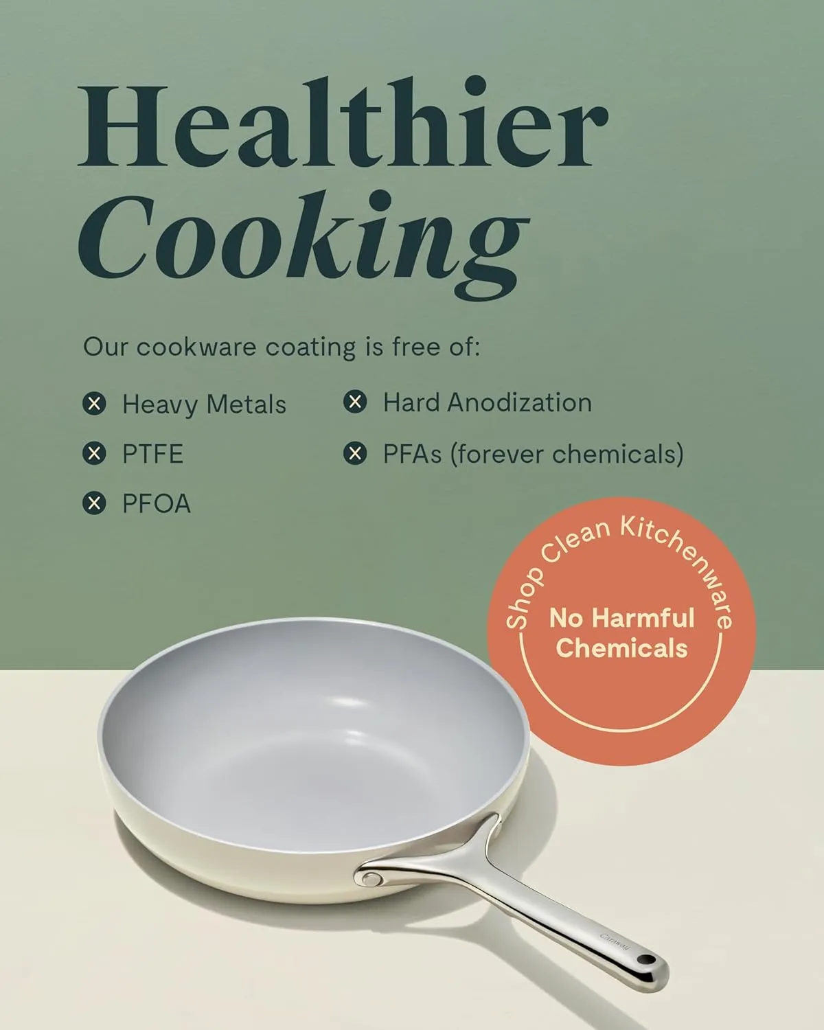 Caraway Nonstick Ceramic Mini Fry Pan (1.05 qt, 8") - Non Toxic, PTFE & PFOA Free - Oven Safe & Compatible with All Stovetops (Gas, Electric & Induction) - Navy