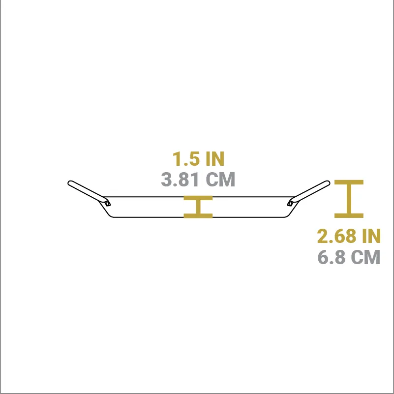 Carbon Steel Dual Handle Pan