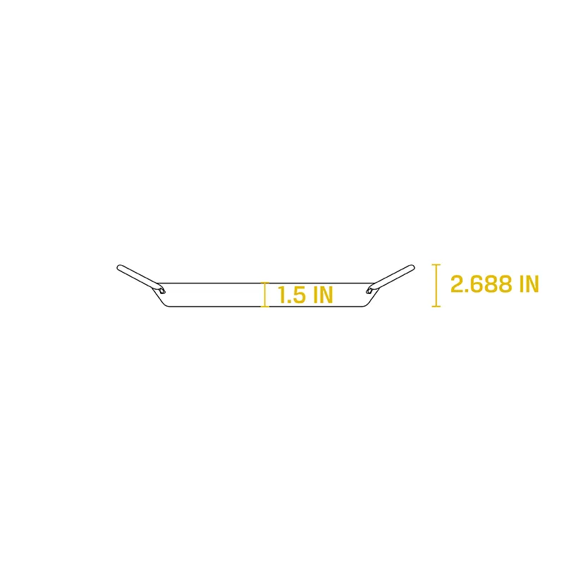 Carbon Steel Dual Handle Pan