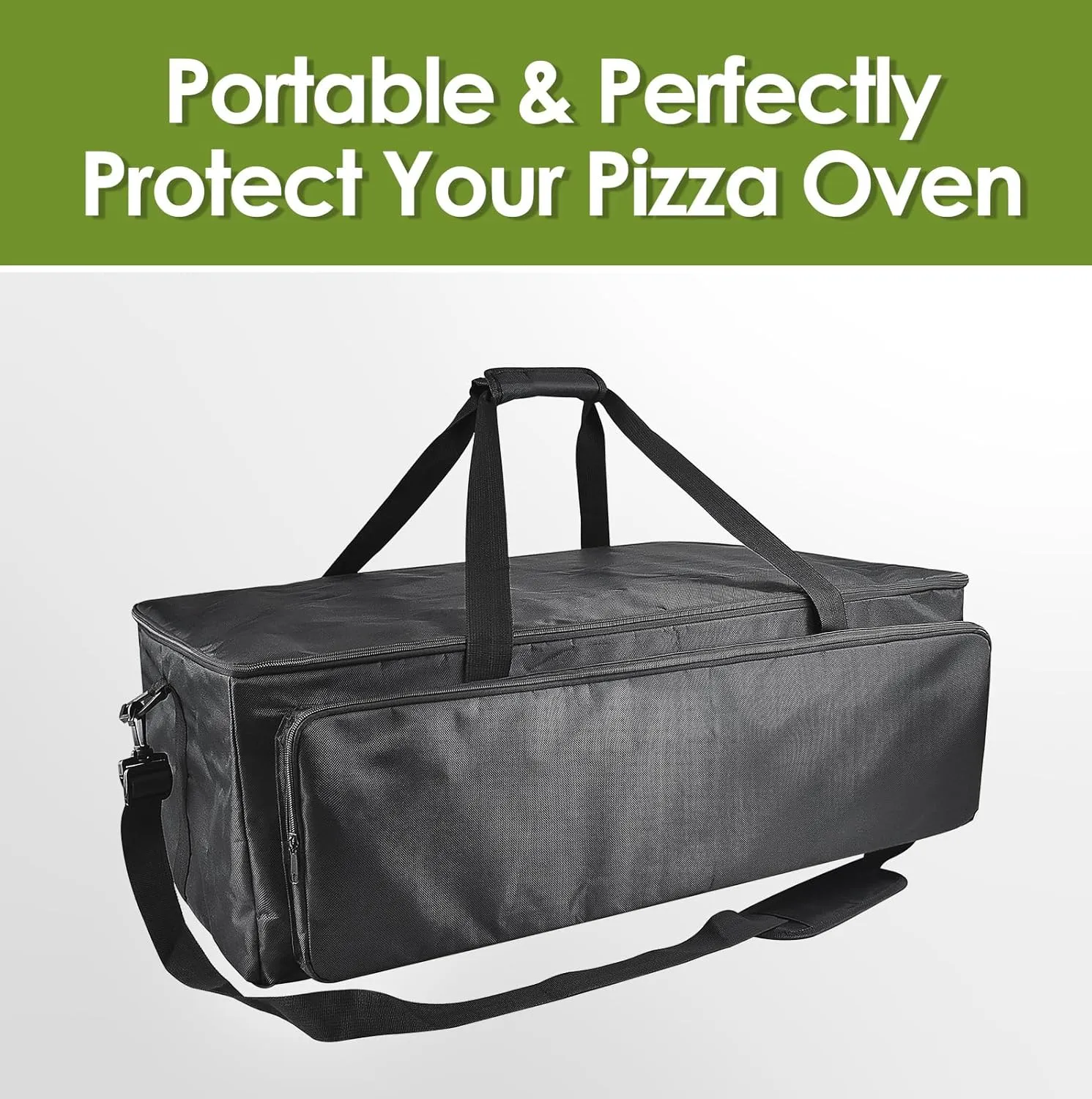 Carry Bag for Ooni 12 Inch Multi-Fuel Outdoor Pizza Oven - Heavy Duty Waterproof 840D Oxford Fabric Anti-Scratch (Bag Only)