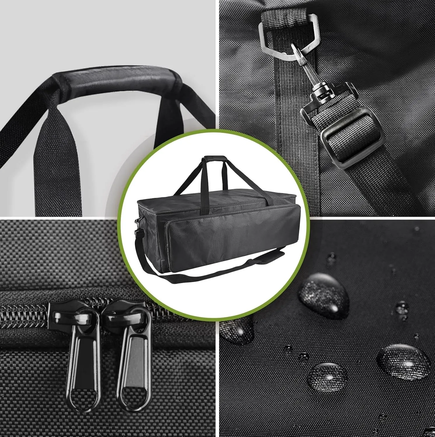 Carry Bag for Ooni 12 Inch Multi-Fuel Outdoor Pizza Oven - Heavy Duty Waterproof 840D Oxford Fabric Anti-Scratch (Bag Only)
