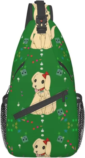 Cartoon Dog On Grass Pattern Outdoor Hiking Backpack > Suitable For Men And Women Riding Strong And Sturdy High Storage Capacity Daily Travel