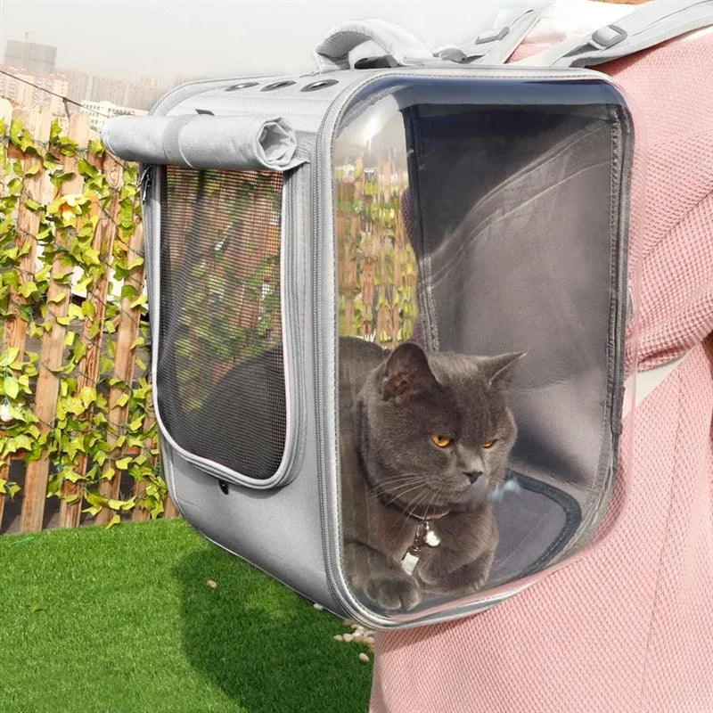 Cat Backpack - Breathable Pet Backpack Shoulder Carrier