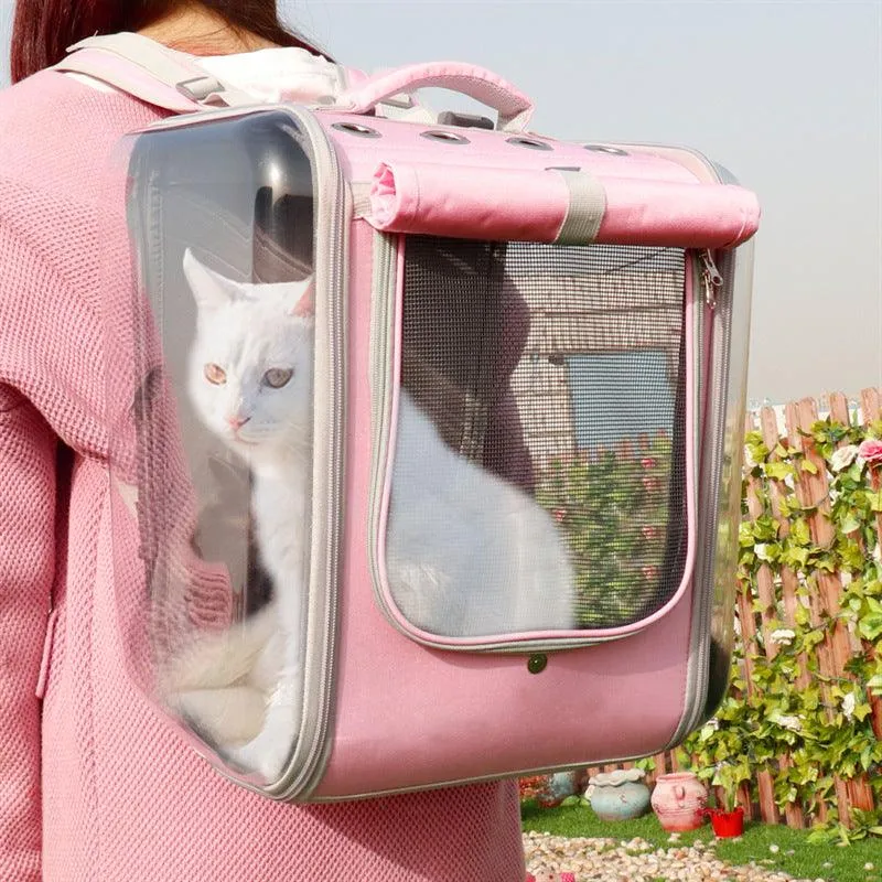 Cat Backpack - Breathable Pet Backpack Shoulder Carrier