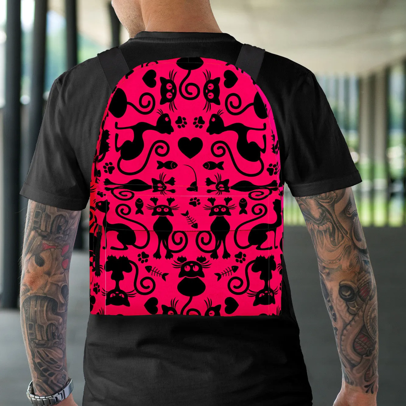 Cats Pink Backpack