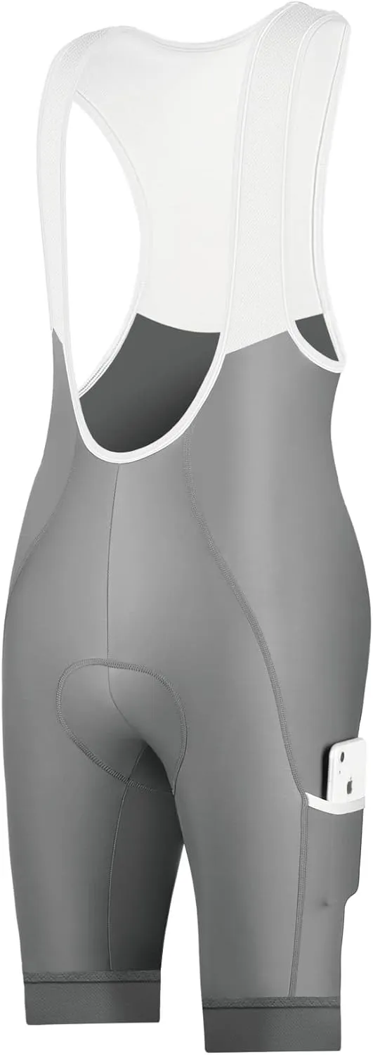 CEROTIPOLAR Cycling Bibs Men, Long Riding Pad Bicycle Biking Bib Shorts UPF50 