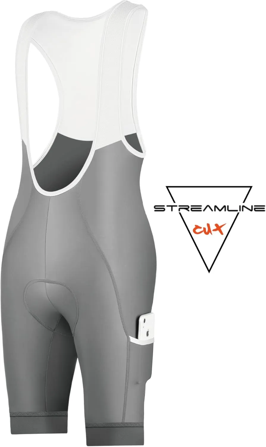 CEROTIPOLAR Cycling Bibs Men, Long Riding Pad Bicycle Biking Bib Shorts UPF50 