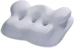 Cervical Neck Pillow for Pain Relief, Ergonomic Contour Memory Foam Pillow Side Sleeper Pillow for Neck Support,Odorless Pillow with Cooling Pillowcase