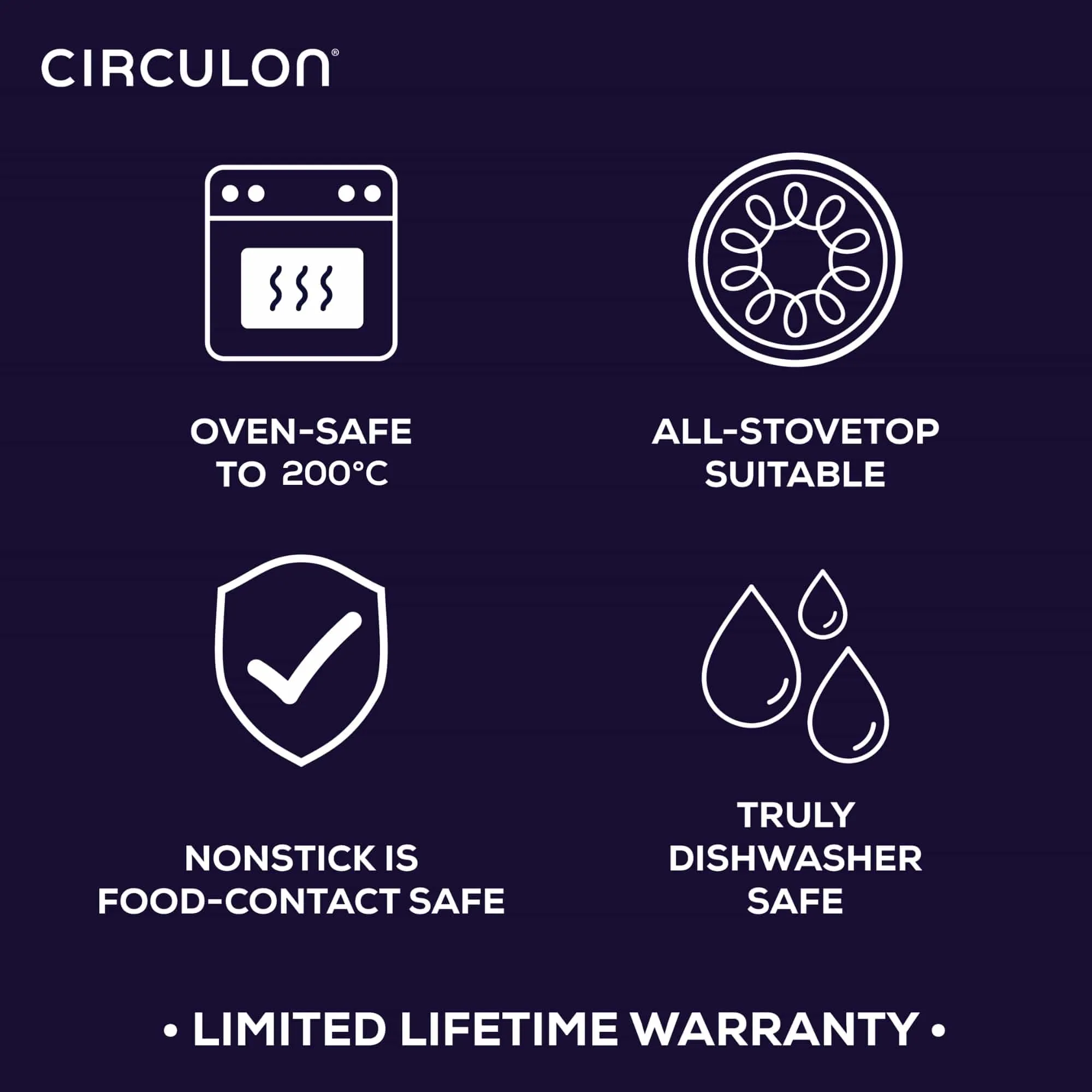 Circulon ScratchDefense Nonstick Induction Frypan 30.4cm