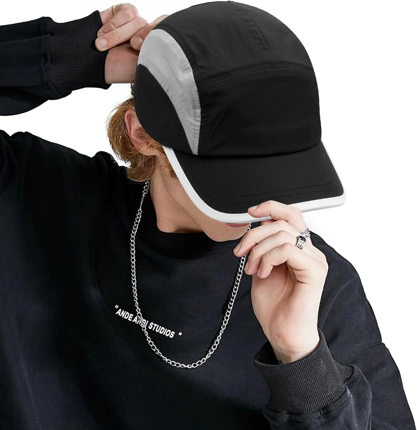 CLAPE Lightweight Short Bill Baseball Caps Quick Dry Waterproof Outdoor Sports Hat Unstructured Tucker Cap Breathable Dad Cap