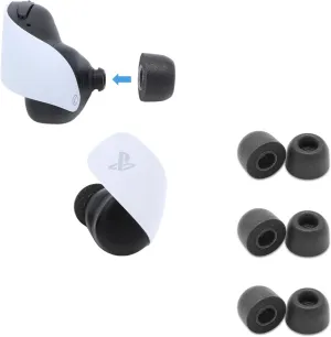Comply Memory Foam Replacement Earbud Tips for Pulse Explore Wireless Earbuds | Superior Noise Isolation, Ultimate Comfort, Secure Fit for Gaming | Black, Medium (3 Pairs)
