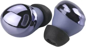 Comply Memory Foam Replacement Earbud Tips for Samsung Galaxy Buds Pro | Ultimate Comfort, Secure Fit, Superior Noise Isolation | Black, Medium (3 Pairs)