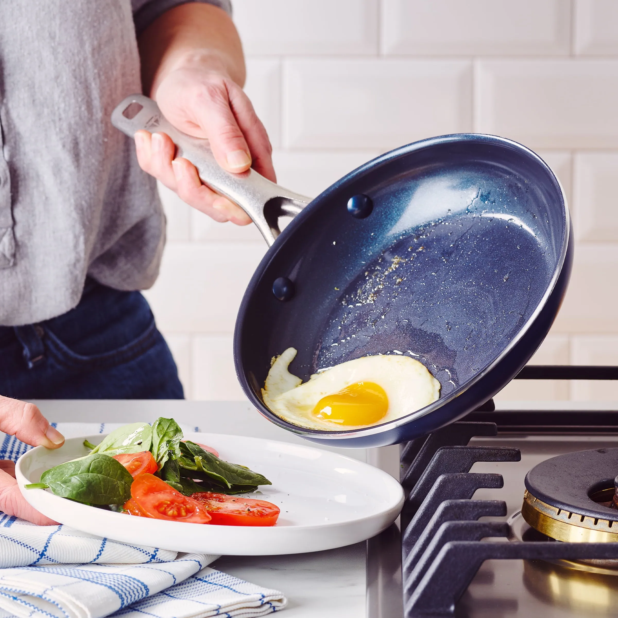 Cookware Ceramic Nonstick Fry Pan/Skillet, 8 Inch Frypan With Dishwasher Safe