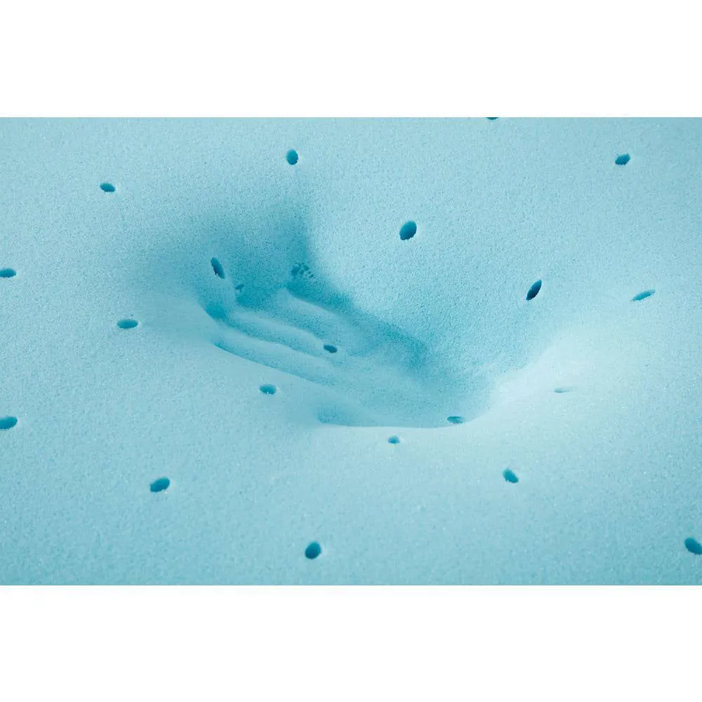 Cooling Gel Memory Foam Mattress Topper : 2 In. Twin Size : Medium Firm : Centaur-Us Certified