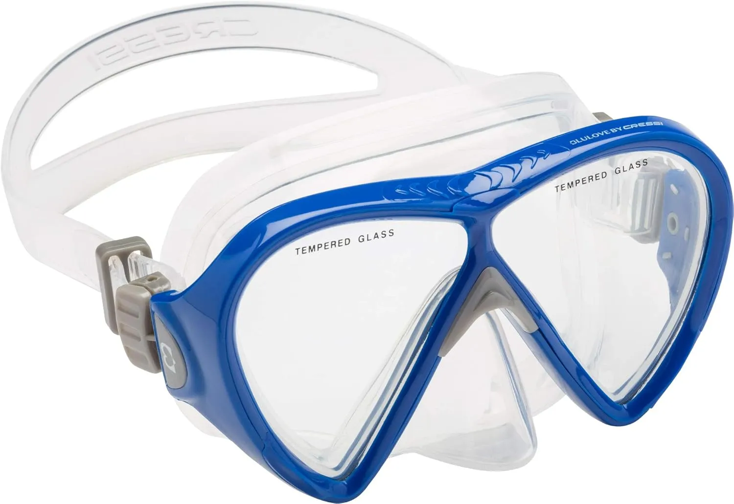 Cressi Adult Snorkeling Set (Mask, Snorkel, Adjustable Fins) Ideal for Travel - Lightweight Colorful Equipment | Bonete Set