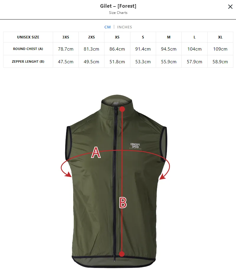 CSPD -GILET LIGHTWEIGHT