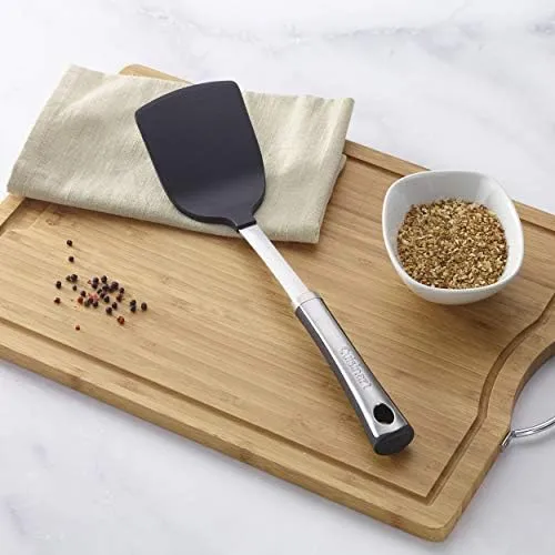 Cuisinart CTG-21-ST Solid Turner, One Size, Black and Stainless Steel
